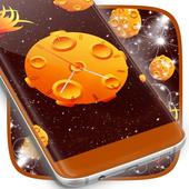 Space Clock Live Wallpaper Hd icon