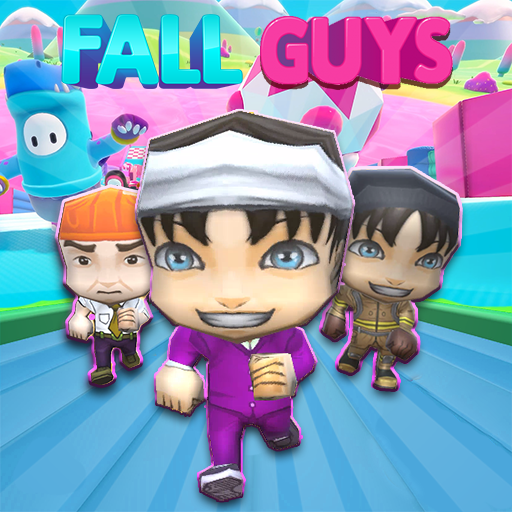 Chibi Fall Guys &amp; Girls Run Knockdown Multiplayer icon