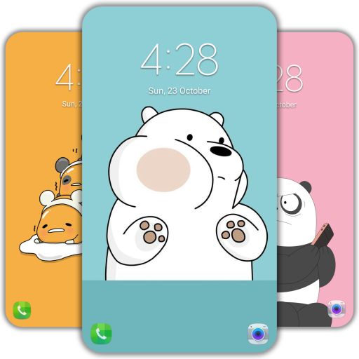 Cute Bear Cartoon Wallpaper HD 4K 🔥🔥 icon