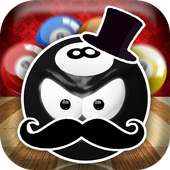 Billiard Angry 8 Ball