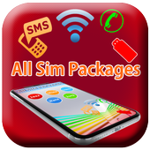 All Sim Call, SMS, Internet &amp; Evo Packages Info icon