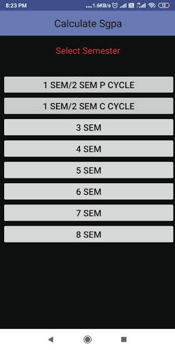VTU(CBCS) SGPA CGPA CALCULATOR screenshot 3