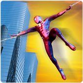 lớn thành phố cứu hộ spiderhero chiến đấu icon