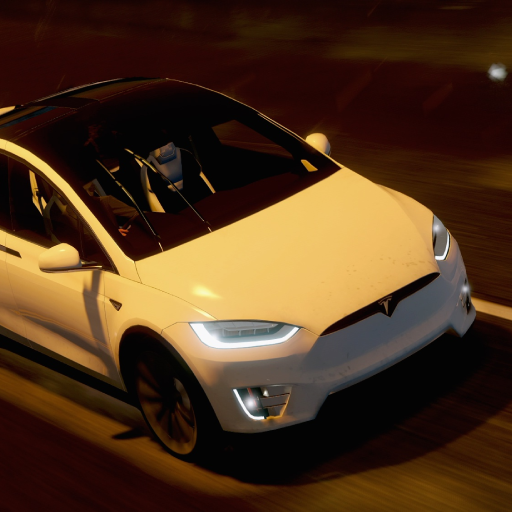 Electric Tesla Simulator X Car icon