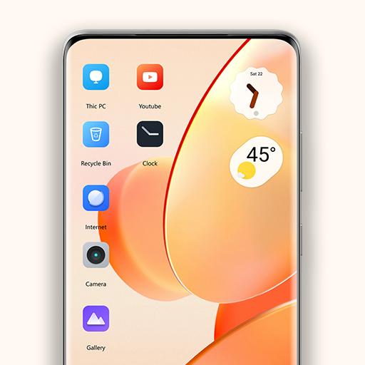 Oppo Reno8 Theme for Launcher icon