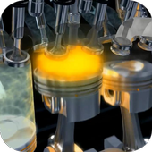 Engine 3D Model Live Wallpaper أيقونة