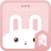 Hello love Bunny theme on 9Apps