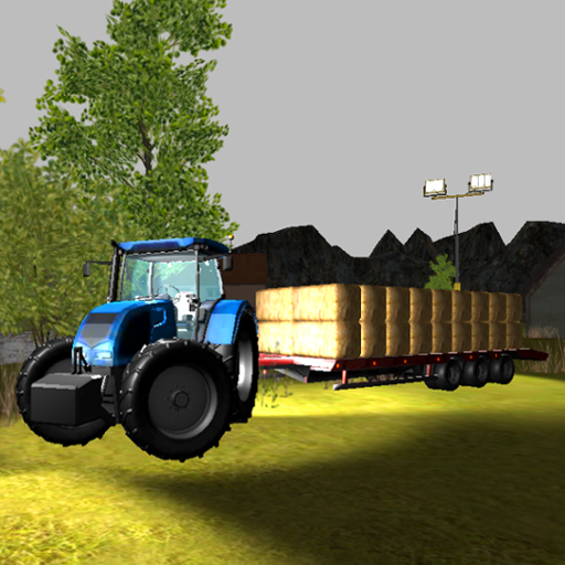 Night Tractor 3D: Hay Transport icon