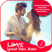 Love Lyrical Video Status Maker icon