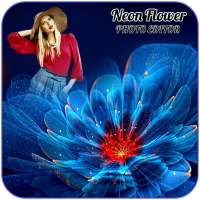 Neon Flower Photo Frames