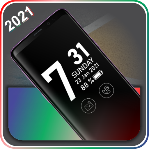 Always on Display - Edge Lighting Clock Free icon