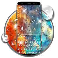 Glamorous Colorful Water Drop Keyboard