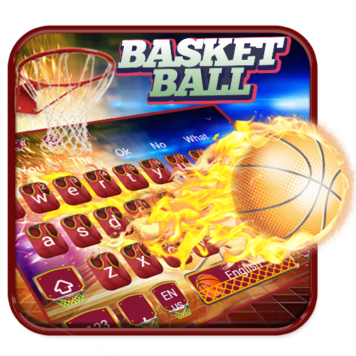 Fire Basket Ball Keyboard Theme icon