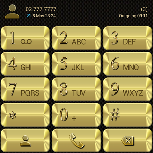 Theme for ExDialer Metal Gold icon