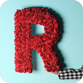 صور حرف R مزخرفة أيقونة