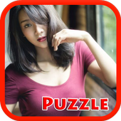 Hot Girls Asia HD Puzzle Picture Sliding icon