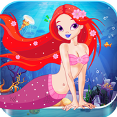 Mermaid sea princess adventure icon