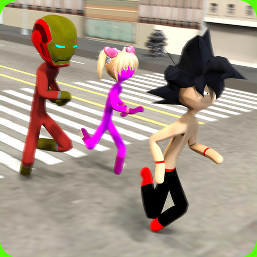 Stickman Marathon Race Superhero Game icon