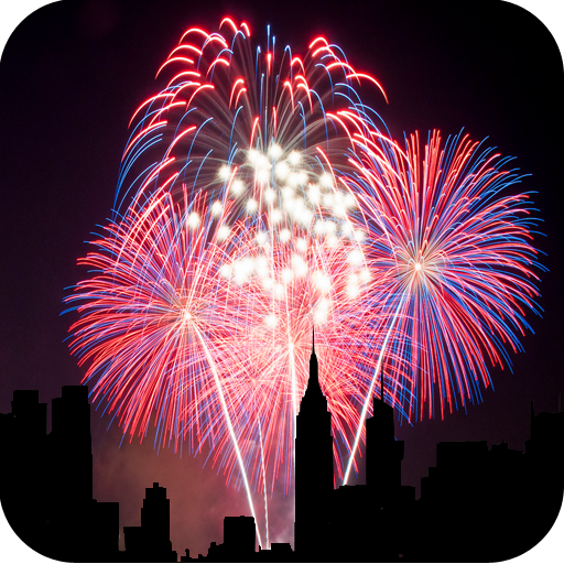 City Fireworks Live Wallpaper icon