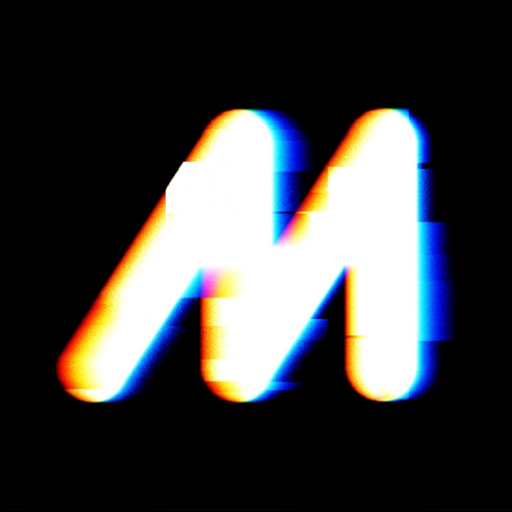 Movee: animate your photo with vhs glitch graphics icon