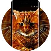 Kitty theme 3D Cat animal Live Wallpaper