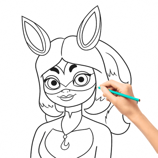 How to draw cartoon and comics icon