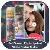 Photo Lyrical Full Screen Video Status With Music on 9Apps