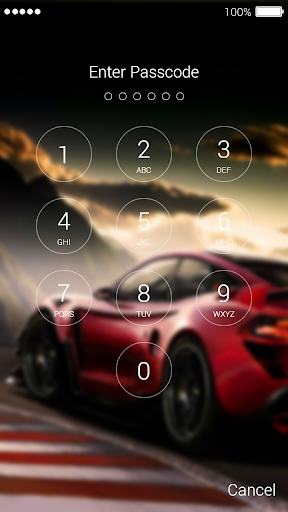 Street Racing Password Lock Screen screenshot 4