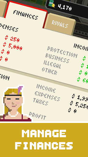 Pixel Gangsters: Mafia Manager screenshot 3