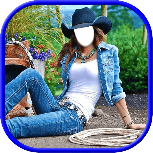 Selfie Cow Girl Photo Editor icon