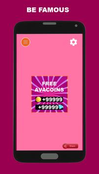 Free Avacoins Tips & Guide avacoin tricks 5 تصوير الشاشة