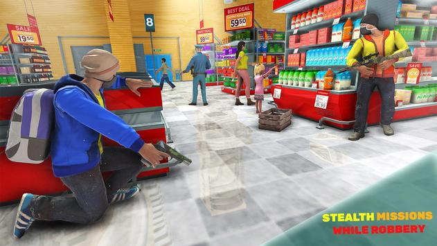 Grand Supermarket Robbery - City Crime Game screenshot 3