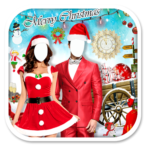 Couple Christmas Photo Suit icon
