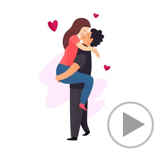 Animated Kiss Stickers for WhatsApp - WAStickerApp icon