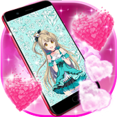 Anime Girl live Wallpaper icon