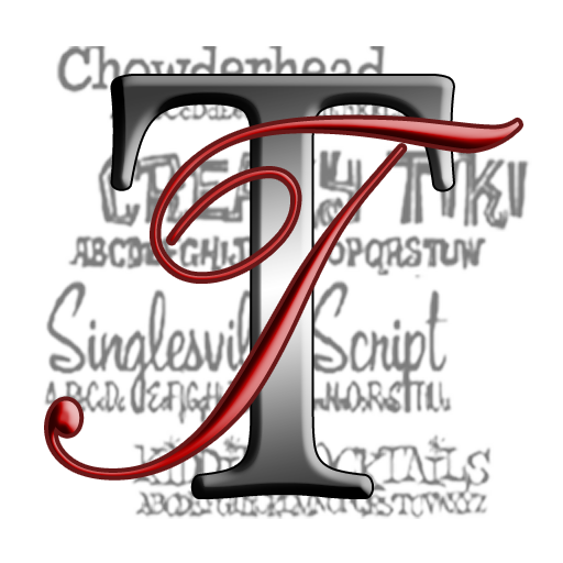 Fontes / texto elegantes e sofisticados icon