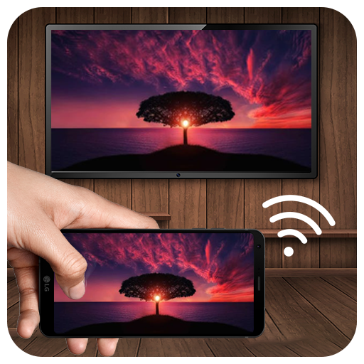 Screen Mirroring with TV  Play Video on TV icon