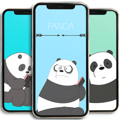 Cute Panda Cartoon Wallpaper icon