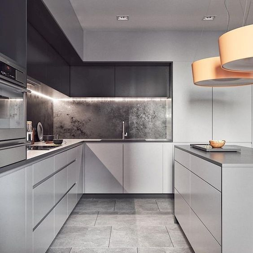 Modern kitchen decorations without net أيقونة