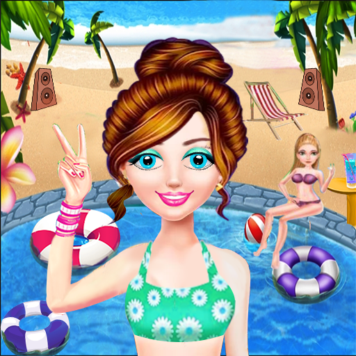 Summer Pool Party-Decorate Girls Swimming Pool Fun icon