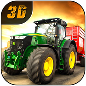 Real Tractor Farming Sim 2016 icon