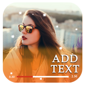 ikon Text on Videos : Photo Editor &amp; Video Editor