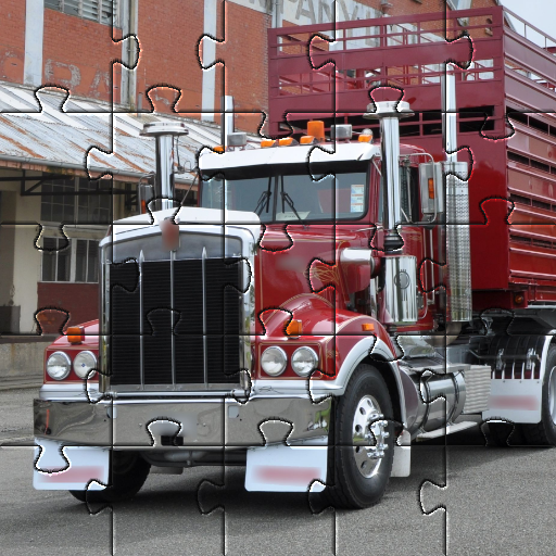 Puzzle Kenworth trailers truck icon