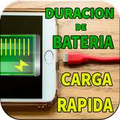 Duración de batería carga rápida guía on 9Apps