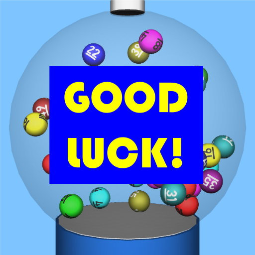 Lotto number generator machine icon