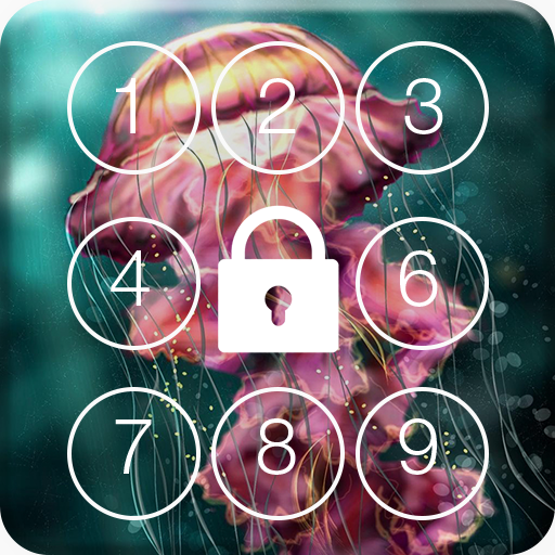 Luminous Jellyfish Screen Lock icon