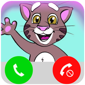 Fake Call From Talking Cat Tom icon