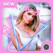 Spiral Effect - 3D Neon Photo Editor