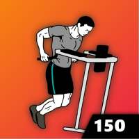 150 Pushup di bar: pelatihan