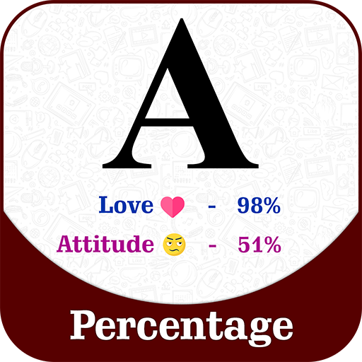 Name Percentage Count : Love, Attitude Percentage icon